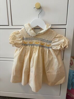 A Little Angel Smocked Duck Dress 18 Months